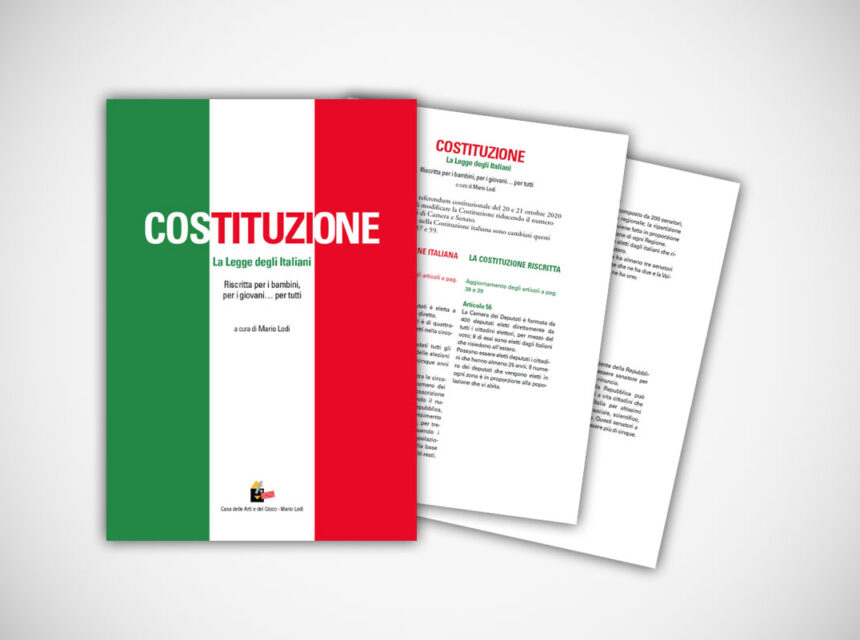 Aggiornamento 2020 libro: “Costituzione La legge degli italiani Riscritta per i bambini… per tutti”
