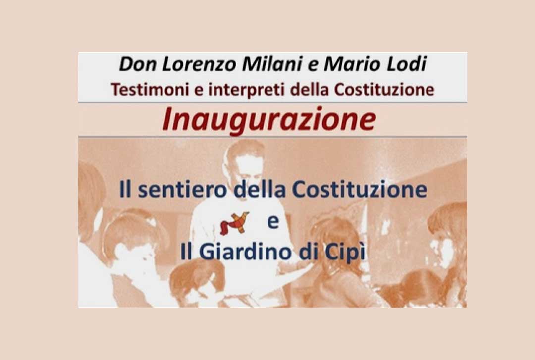Il sentiero della Costituzione – Il giardino di Cipì