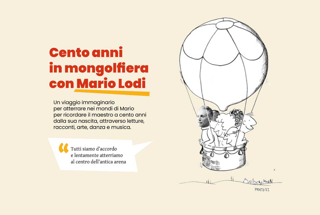Cento anni in mongolfiera con Mario Lodi