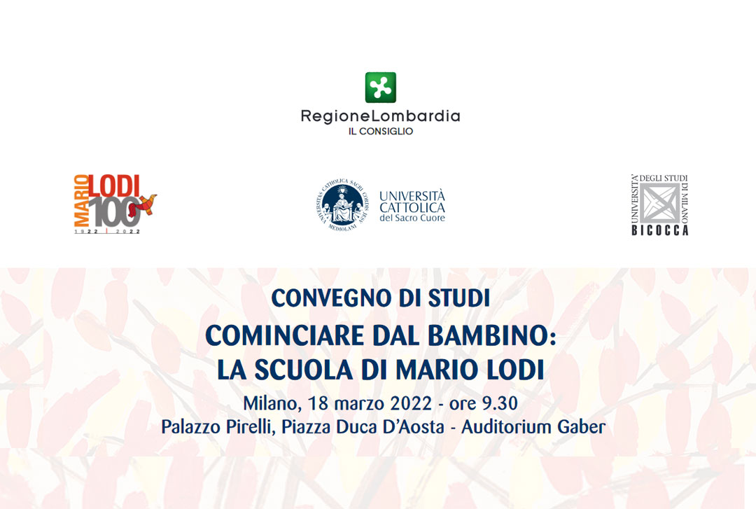 Cominciare dal bambino: la scuola di Mario Lodi. Convegno di studi