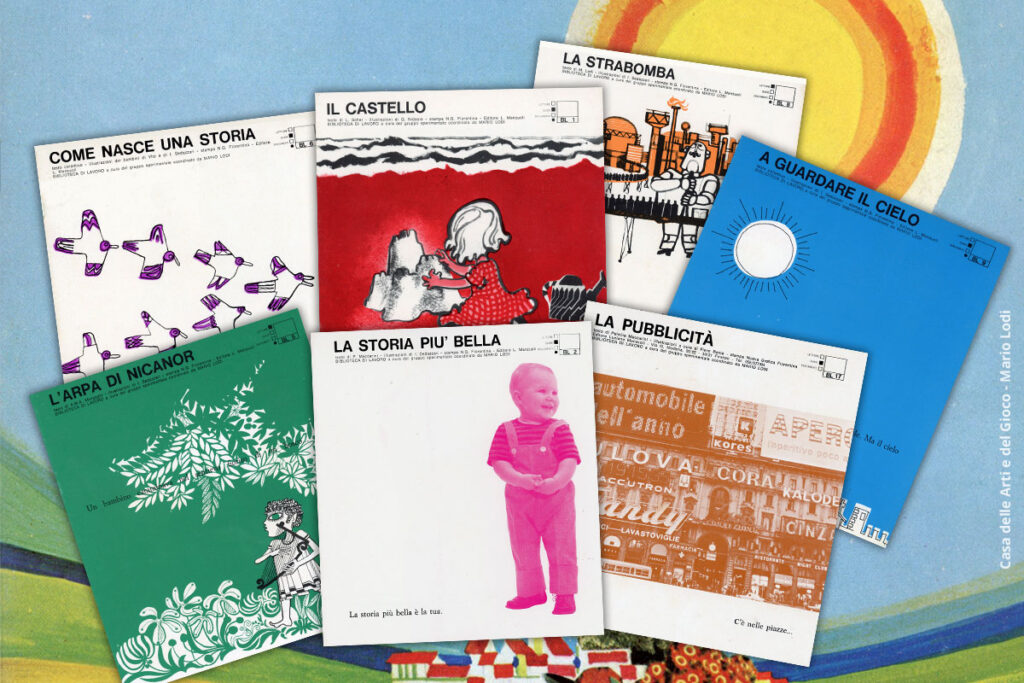 La Biblioteca di Lavoro è formata da 107 volumetti quasi quadrati (17x19 cm), editi dal 1971 al 1979. Fu un periodico a cura del gruppo sperimentale coordinato da Mario Lodi.