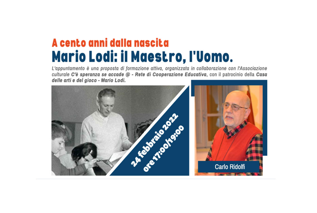 A cento anni dalla nascita Mario Lodi: il Maestro, l’Uomo