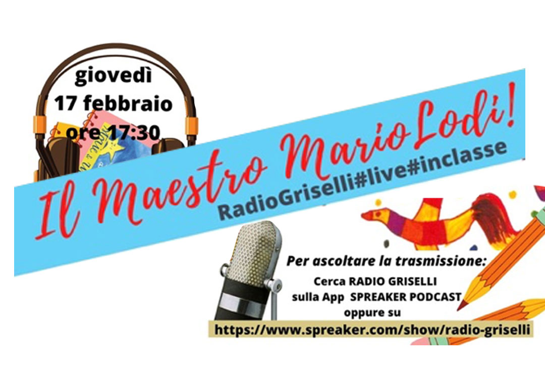 Diretta Mario Lodi – RadioGriselli#Live#inclasse